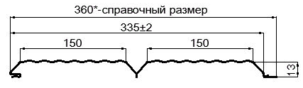 Фото: Сайдинг Lбрус-XL-В-14х335 (ПЭ-01-5002-0.45) в Пущино