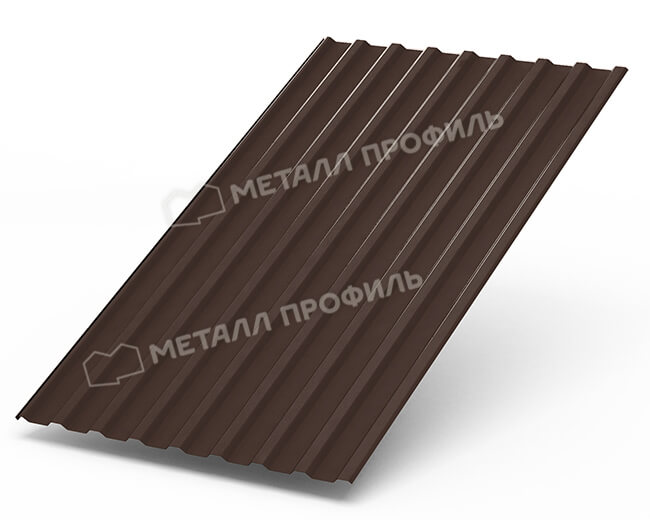 Фото: Профнастил МП20 х 1100 - R (Steelmatt-20-8017-0.4±0.08мм) в Пущино