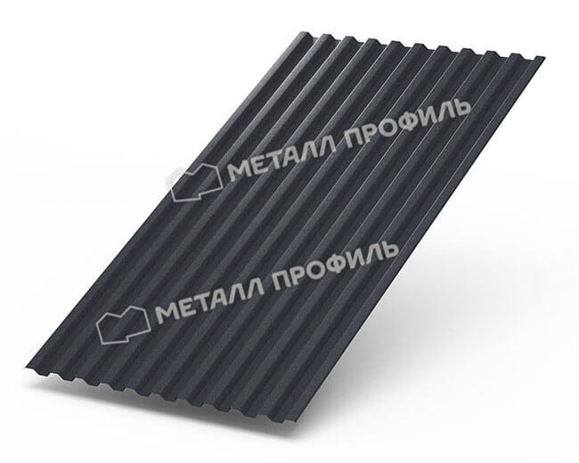 Фото: Профнастил С21 х 1000 - B (Steelmatt-20-7024-0.4±0.08мм) в Пущино