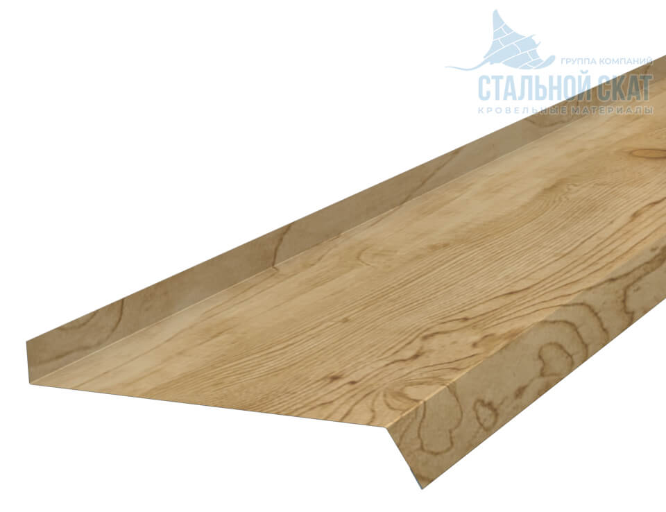Фото: Планка отлива 180х30х2000 (ECOSTEEL_T-01-Сосна-0.5) в Пущино