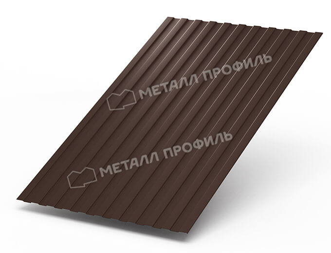 Фото: Профнастил С8 х 1150 - A (Steelmatt-20-8017-0.4±0.08мм) в Пущино