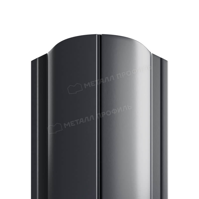 Штакетник металлический МП ELLIPSE-O 19х126 Двусторонний (ПЭД-01-7024\7024-0.45).