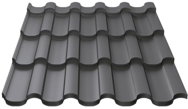 Металлочерепица МП Монтекристо-SL (PURETAN-20-RR23-0.5)