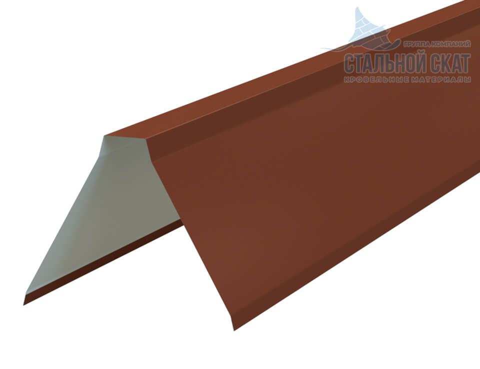 Планка конька плоского 155х155х2000 (VikingMP E-20-8004-0.5)