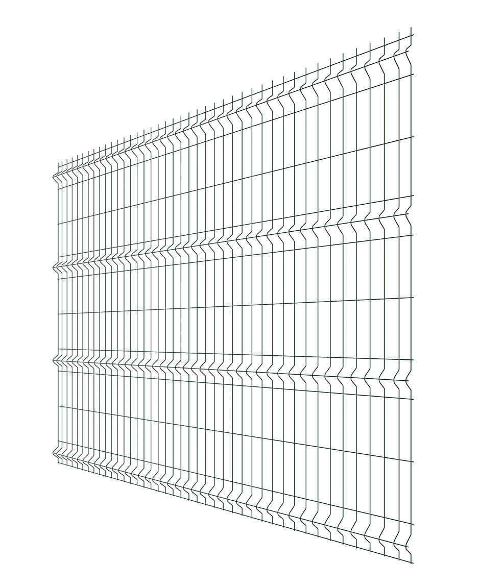 Панель Fine 2,03х2,5 RAL 6005 Grand Line (60х235)
