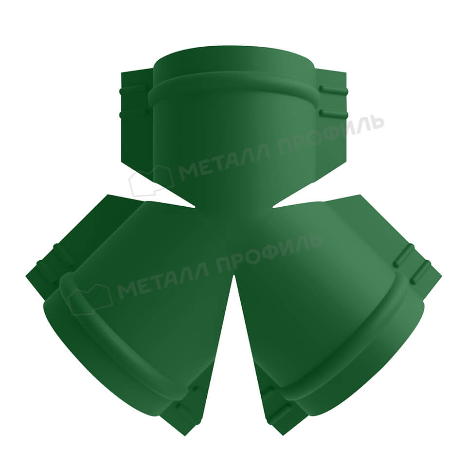 Y-образный тройник для круглого конька R110 NormanMP (ПЭ-01-6002-0.5)