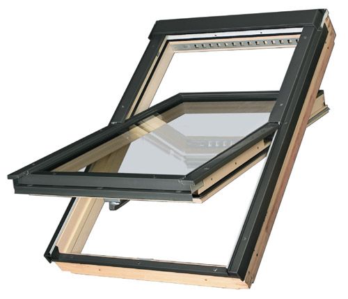 Мансардное окно Fakro FTP-V U4 12 (134x98) с двухкамерным стеклопакетом