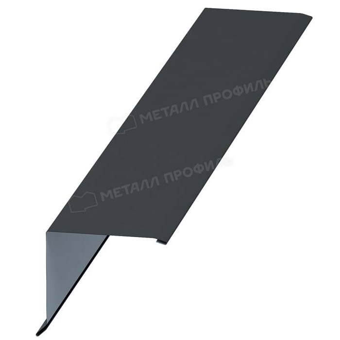Планка торцевая 135х145х2000 (VALORI-20-Серый Сланец-0.5)